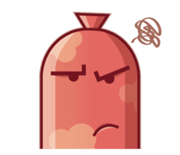 Mini Pink Sausage sticker #2299310