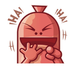 Mini Pink Sausage sticker #2299312