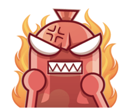 Mini Pink Sausage sticker #2299315