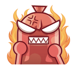 Mini Pink Sausage sticker #2299315