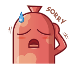 Mini Pink Sausage sticker #2299316