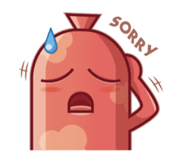 Mini Pink Sausage sticker #2299316