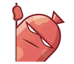 Mini Pink Sausage sticker #2299318
