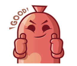 Mini Pink Sausage sticker #2299321