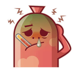 Mini Pink Sausage sticker #2299322