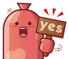 Mini Pink Sausage sticker #2299324