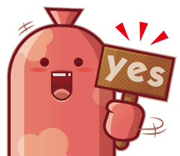 Mini Pink Sausage sticker #2299324