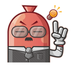 Mini Pink Sausage sticker #2299326