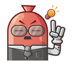 Mini Pink Sausage sticker #2299326