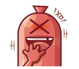 Mini Pink Sausage sticker #2299327