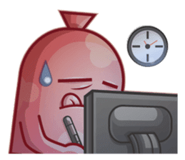 Mini Pink Sausage sticker #2299330