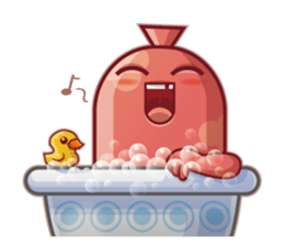 Mini Pink Sausage sticker #2299332