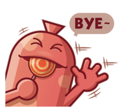 Mini Pink Sausage sticker #2299337