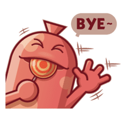 Mini Pink Sausage sticker #2299337