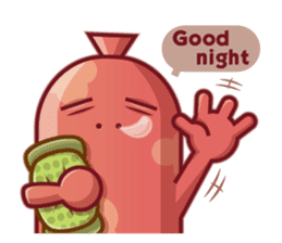 Mini Pink Sausage sticker #2299338