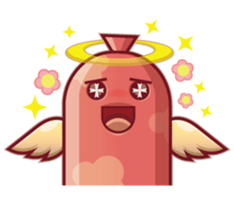 Mini Pink Sausage sticker #2299340