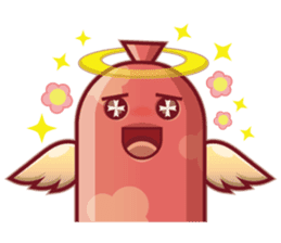 Mini Pink Sausage sticker #2299340