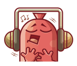 Mini Pink Sausage sticker #2299341