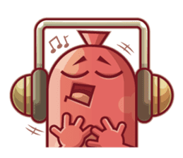 Mini Pink Sausage sticker #2299341