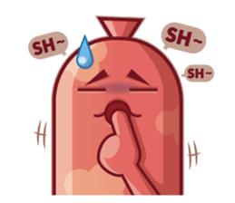 Mini Pink Sausage sticker #2299342