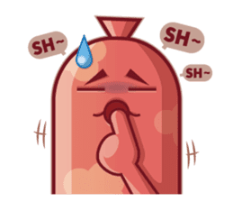 Mini Pink Sausage sticker #2299342