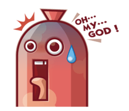 Mini Pink Sausage sticker #2299343