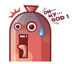 Mini Pink Sausage sticker #2299343