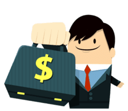 Mr.PP Happy Business man sticker #2301308