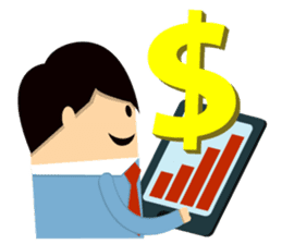 Mr.PP Happy Business man sticker #2301309