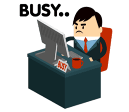 Mr.PP Happy Business man sticker #2301314