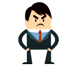 Mr.PP Happy Business man sticker #2301323