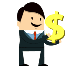 Mr.PP Happy Business man sticker #2301325