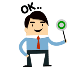 Mr.PP Happy Business man sticker #2301333