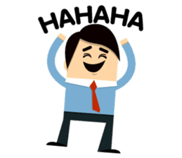 Mr.PP Happy Business man sticker #2301336