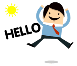 Mr.PP Happy Business man sticker #2301338