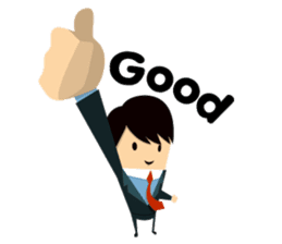 Mr.PP Happy Business man sticker #2301341