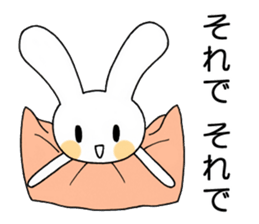Fun rabbit sticker sticker #2301512