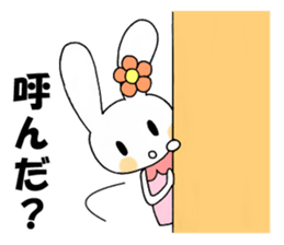 Fun rabbit sticker sticker #2301522