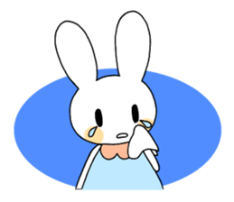 Fun rabbit sticker sticker #2301536