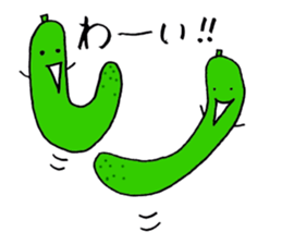 Mr.Cucumber sticker #2302050