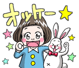 Rinko and Pinta of rabbit sticker #2302158