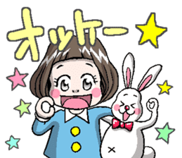 Rinko and Pinta of rabbit sticker #2302158