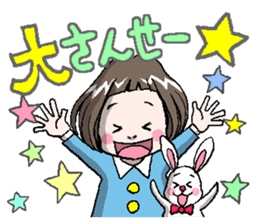 Rinko and Pinta of rabbit sticker #2302159