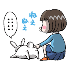 Rinko and Pinta of rabbit sticker #2302160