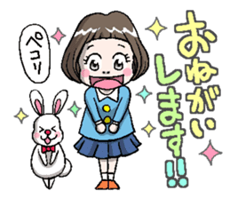 Rinko and Pinta of rabbit sticker #2302163