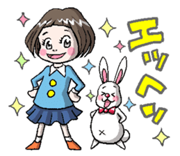 Rinko and Pinta of rabbit sticker #2302165
