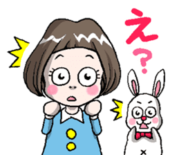Rinko and Pinta of rabbit sticker #2302168