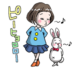 Rinko and Pinta of rabbit sticker #2302169