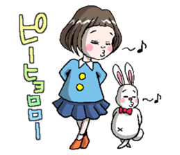 Rinko and Pinta of rabbit sticker #2302169