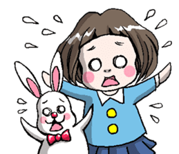 Rinko and Pinta of rabbit sticker #2302173